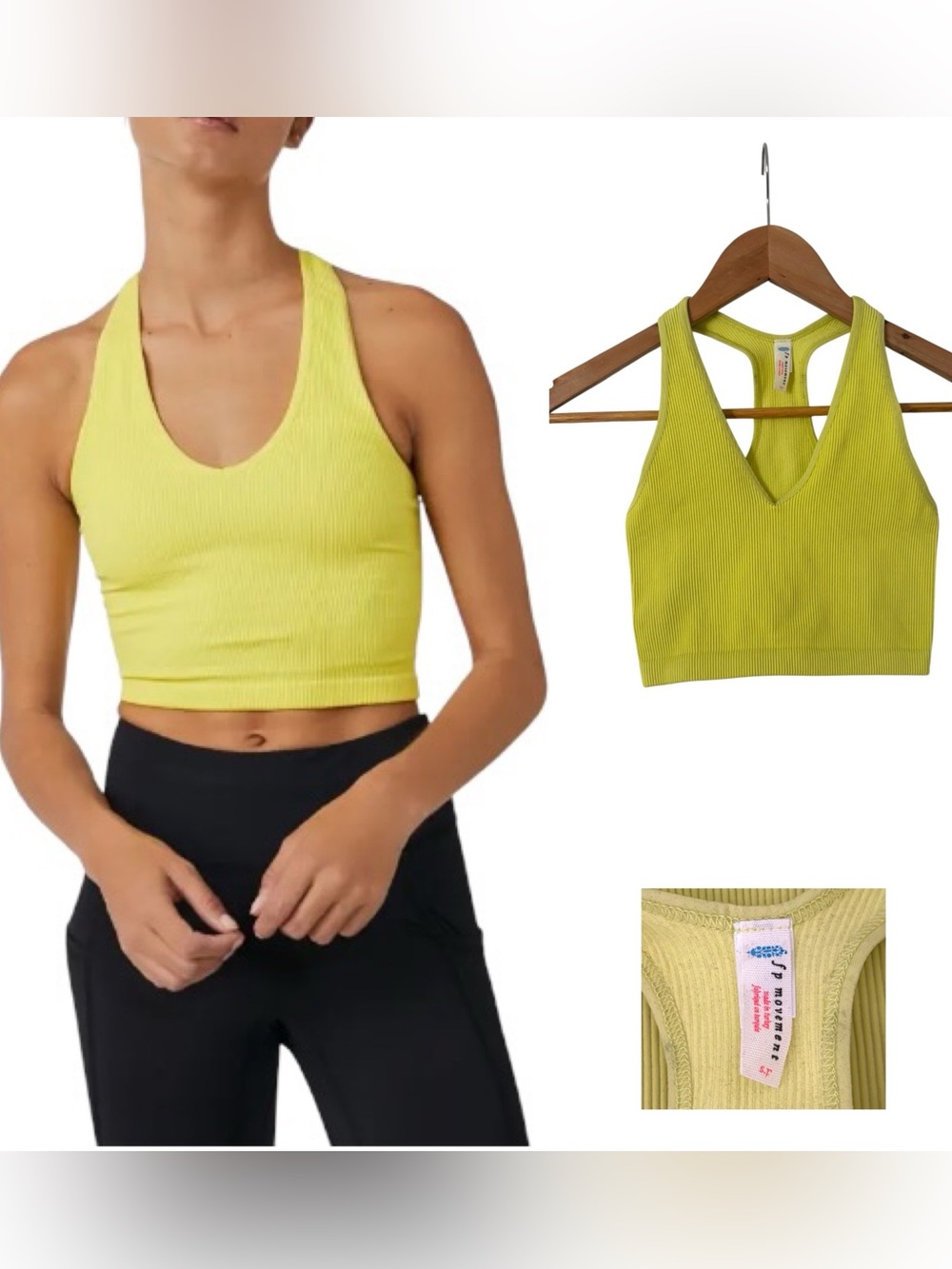 Free People Movement Ribbed Crop Top